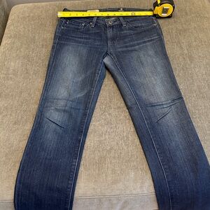 Dark pair of AG Cigarette Stilt jeans Size 26 - dark blue. Worn w love.